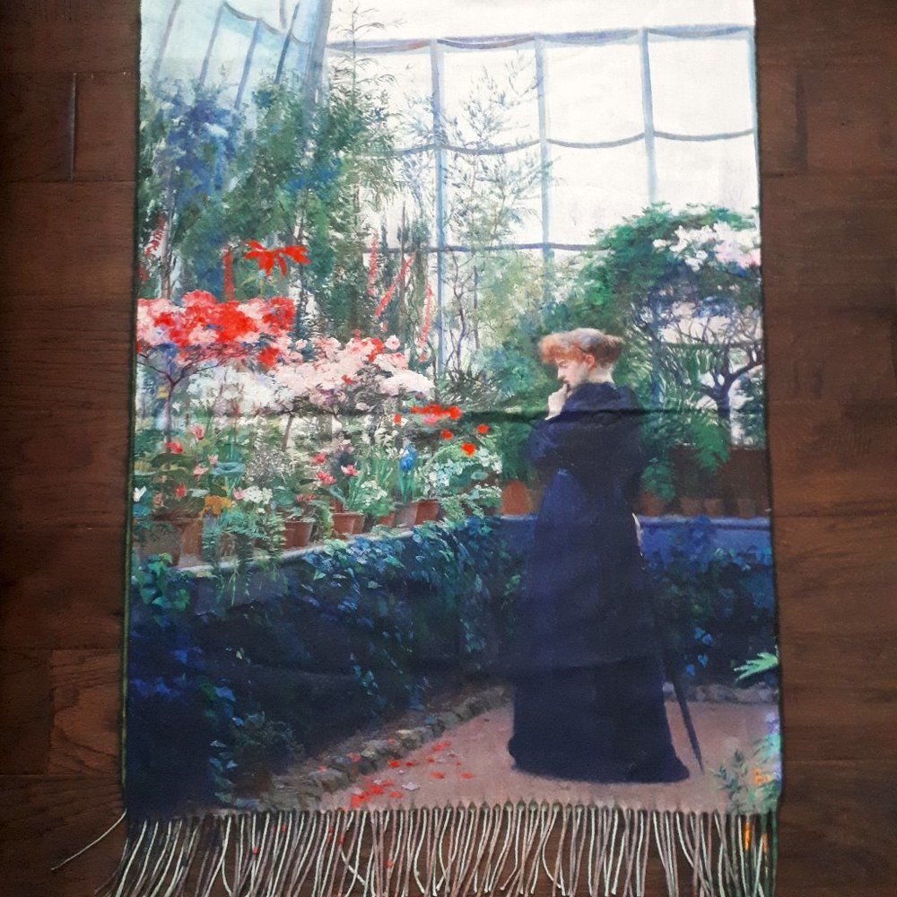 Cashmere and Wool Scarf of The Palmenhaus Schönbrunn